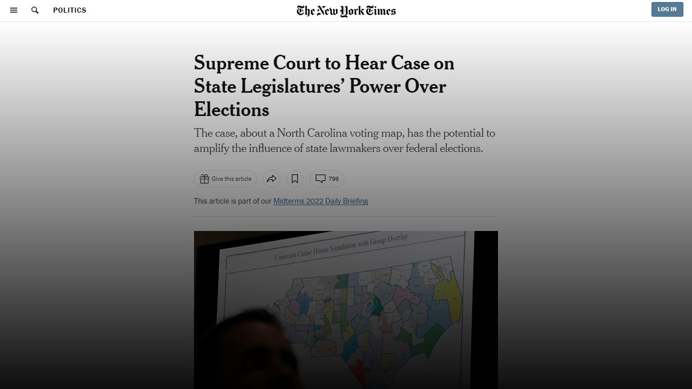 Supreme Court to Hear Case on State Legislatures’ Power Over Elections ...